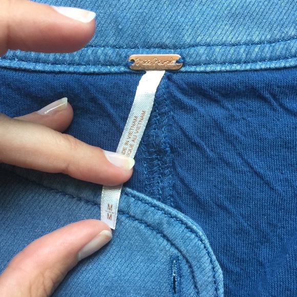 NWOT Free People Blue Shift Dress - Picture 4 of 7